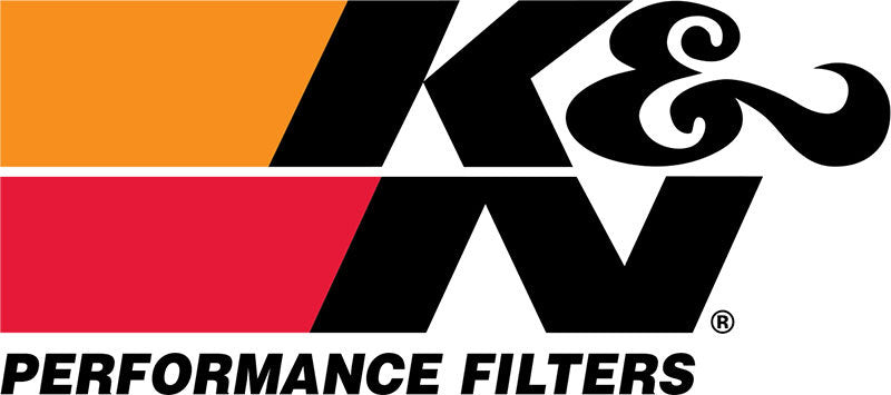 K&N Round - Red - Size 14in - 5.125in Neck Flange x 4.875in O/A H Flow Control Custom Assembly