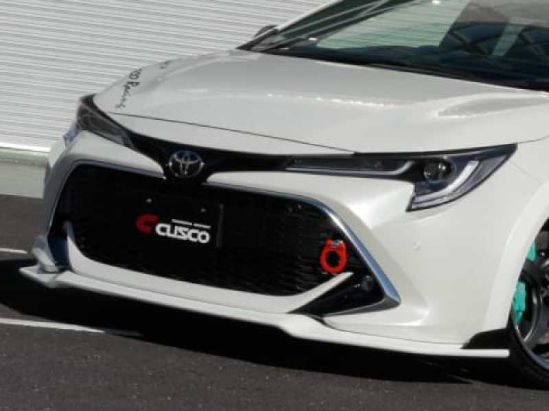 Cusco 19+ Toyota Corolla Hatchback Front Lip Spoiler (Primer/Unpainted)