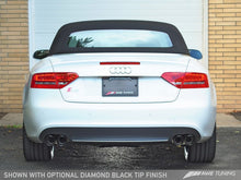 Load image into Gallery viewer, AWE Tuning B8 / B8.5 S5 Cabrio Touring Edition Exhaust - Non-Resonated - Diamond Black Tips