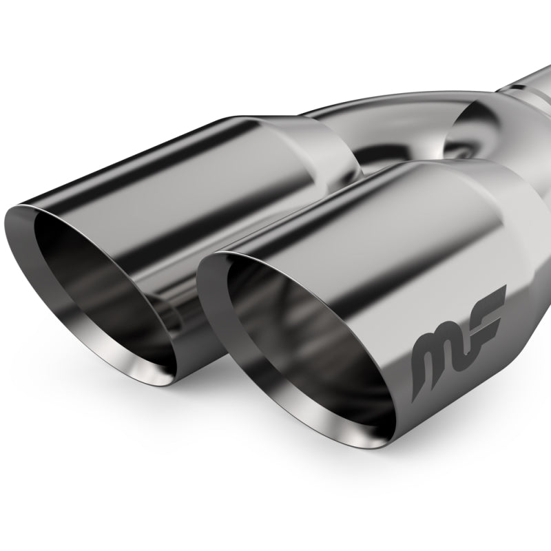 MagnaFlow Sys C/B 15-16 Volkswagen Golf TDI 2.5in Polished SS Dual Tip Driver Side Rear Exit