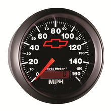 Load image into Gallery viewer, Autometer Speedometer 3-3/8in, 0-160 MPH, Elec. Programmable - Bowtie Black