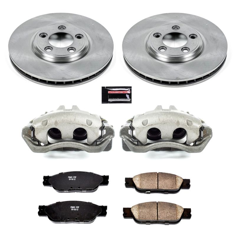 Power Stop 03-04 Jaguar S-Type Front Autospecialty Brake Kit w/Calipers