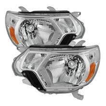 Load image into Gallery viewer, Xtune Toyota Tacoma 2012-2015 OEM Style Headlights Chrome HD-JH-TTA12-AM-C