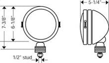 Load image into Gallery viewer, KC HiLiTES Daylighter 6in. Halogen Light 100w Spot Beam (Single) - Black SS