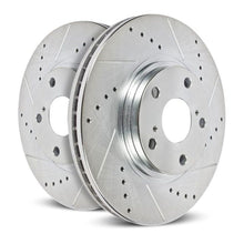 Load image into Gallery viewer, Power Stop 15-18 Mercedes-Benz CLS400 Rear Evolution Drilled &amp; Slotted Rotors - Pair