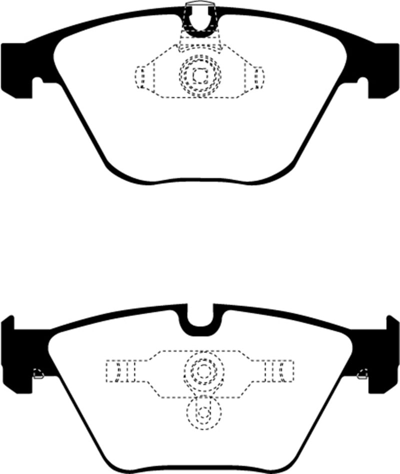 EBC 11-12 BMW 1M Coupe 3.0 Twin Turbo Greenstuff Front Brake Pads