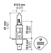 Load image into Gallery viewer, Hella Optilux H1 12V/55W XY Yellow Bulb