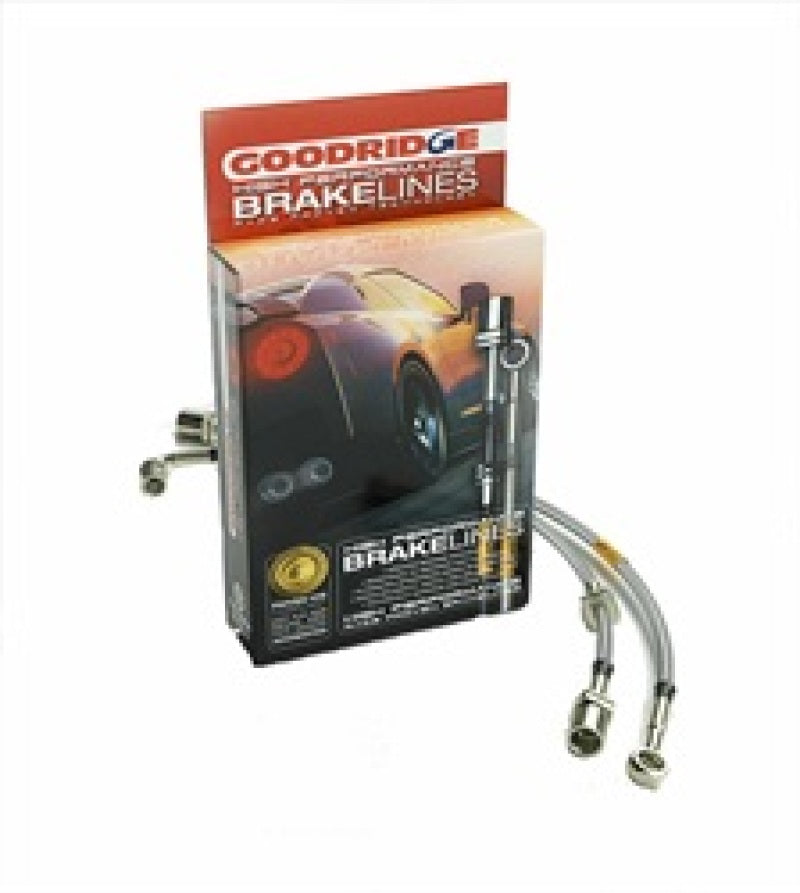 Goodridge 14-18 Chevrolet Silverado / GMC Sierra (Excluding 8ft Bed) 4in. Extended SS Brake Line Kit