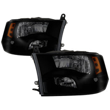 Load image into Gallery viewer, xTune Dodge Ram 1500 09-17 (Non-LED) OEM Style Headlights - Black Smoked HD-JH-DR09-QU-BSM