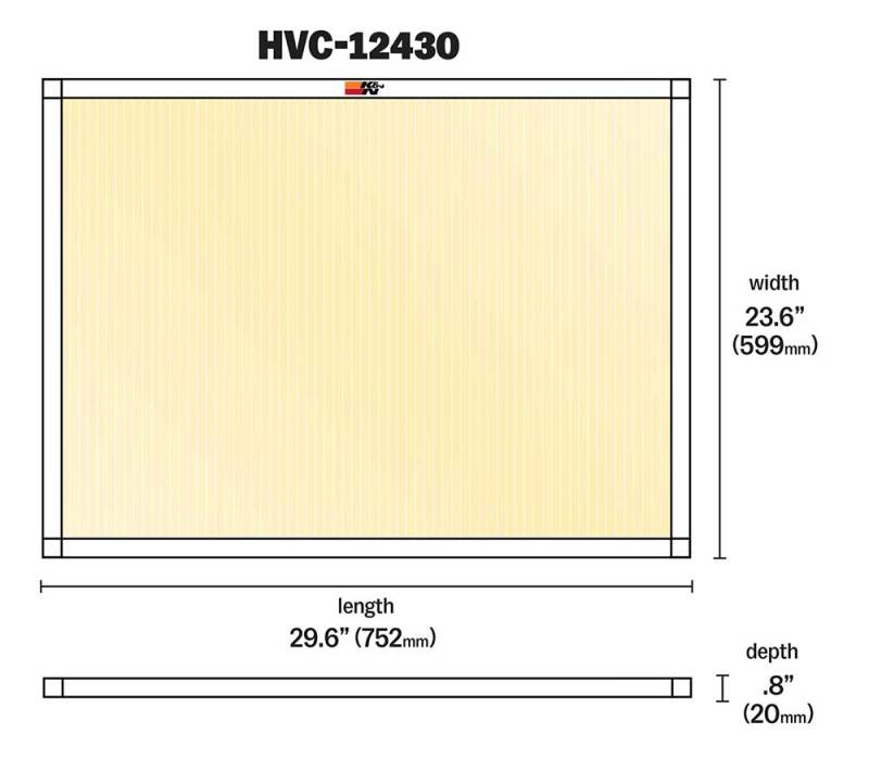 K&N HVAC Filter - 24 x 30 x 1