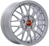 BBS RG-F 16x7 5x100 ET35 Sport Silver Wheel -70mm PFS/Clip Required