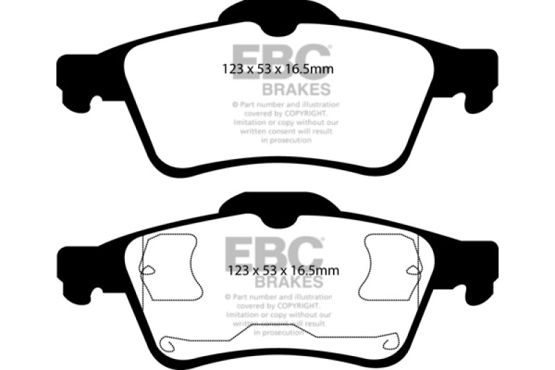 EBC 03-05 Mazda 3 2.0 Ultimax2 Rear Brake Pads