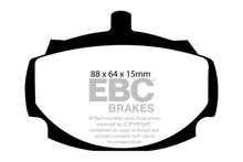 Load image into Gallery viewer, EBC 62-81 Mg MGB 1.8 Redstuff Front Brake Pads