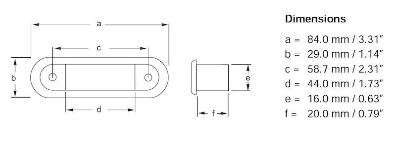 Hella Step Lamp 1X2 Wwht Md12/24 Ss Rim 2Xt