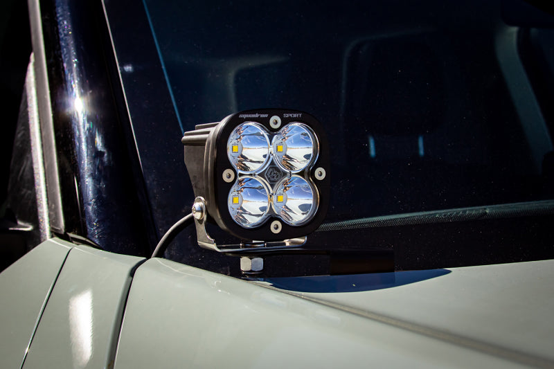 Baja Designs 21+ Ford Bronco Sport Squadron Pro Spot LED Light Pods - Clear