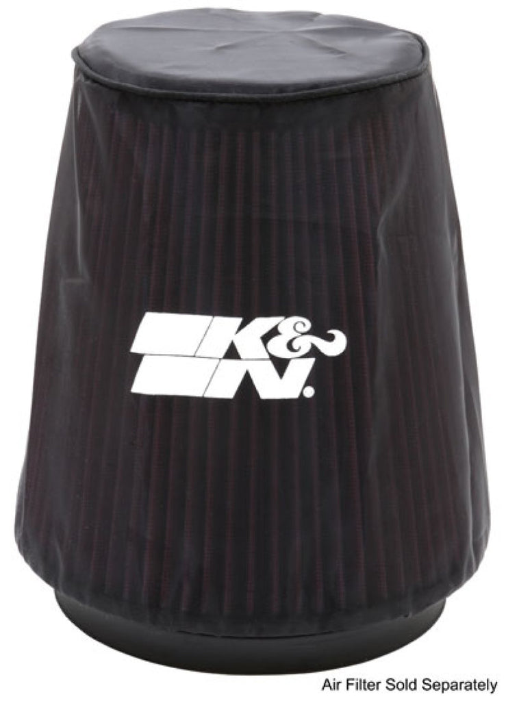 K&N Universal P Dry charger Round Tapered Air Filter Wrap Black