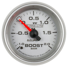 Load image into Gallery viewer, Autometer Ultra-Lite II Gauge Vac/Boost 2 1/16in -1 - +2 Bar Mechanical Ultra-Lite II