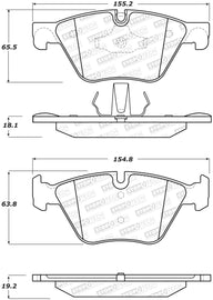 StopTech Street Brake Pads - Front