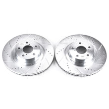 Load image into Gallery viewer, Power Stop 05-06 Saab 9-2X Front Evolution Drilled &amp; Slotted Rotors - Pair