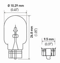 Load image into Gallery viewer, Hella Bulb 2825 12V 5W 4Cp W21X95D T325 (2)