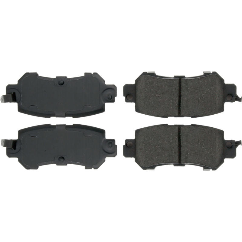 PosiQuiet 09-10 Porsche 911 Carrera 2 exc Turbo/Turbo Look/2S Front Semi-Metallic Brake Pads