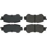 Centric Posi-Quiet Ceramic Brake Pads w/Shims & Hardware - Rear