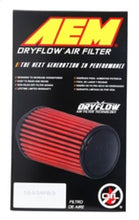 Load image into Gallery viewer, AEM Dryflow Air Filter - Round Tapered 6in Base OD x 5in Top OD x 5.5in H x 2.5in Flange ID