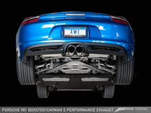 Load image into Gallery viewer, AWE Tuning Porsche 981 Performance Exhaust System - w/Chrome Silver Tips