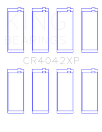 King BMW M40/M42/M43/M44 1.6L/1.8L/1.9L (Size .026) Connecting Rod Bearings (Set of 4)