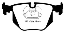 Load image into Gallery viewer, EBC 00-06 BMW X5 3.0 Greenstuff Rear Brake Pads