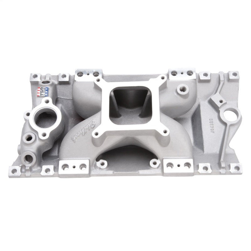 Edelbrock Manifold SBC Victor E-Tec EFI Satin