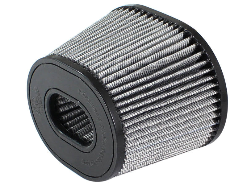 aFe MagnumFLOW Pro DRY S Intake Replacement Filter 3.5in F 9x6.5in B 6.75x5.5in T 5.375in H