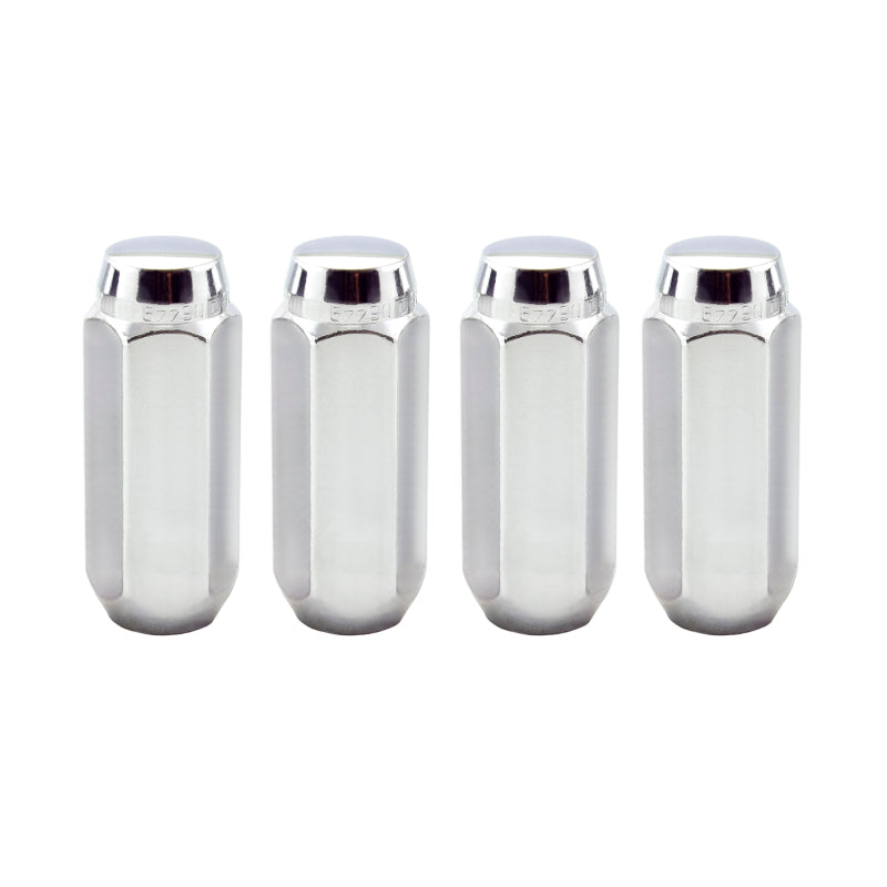 McGard Hex Lug Nut (Cone Seat / Duplex) M14X2.0 / 13/16 Hex / 2.25in. Length (4-Pack) - Chrome