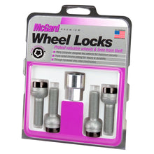 Load image into Gallery viewer, McGard Wheel Lock Bolt Set - 4pk. (Radius Seat) M14X1.5 / 17mm Hex / 45.0mm Shank Length - Black