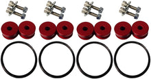 Load image into Gallery viewer, Torque Solution Billet Bumper Quick Release Kit Combo (Red): Universal