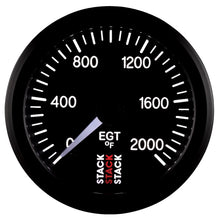 Load image into Gallery viewer, Autometer Stack 52mm 0-2000 Deg F Pro Stepper Motor Exhaust Gas Temp Gauge - Black