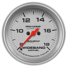 Load image into Gallery viewer, Autometer Ultra-Lite 2-5/8in Wideband Air/Fuel Ratio Analog (8:1-18:1 AFR)