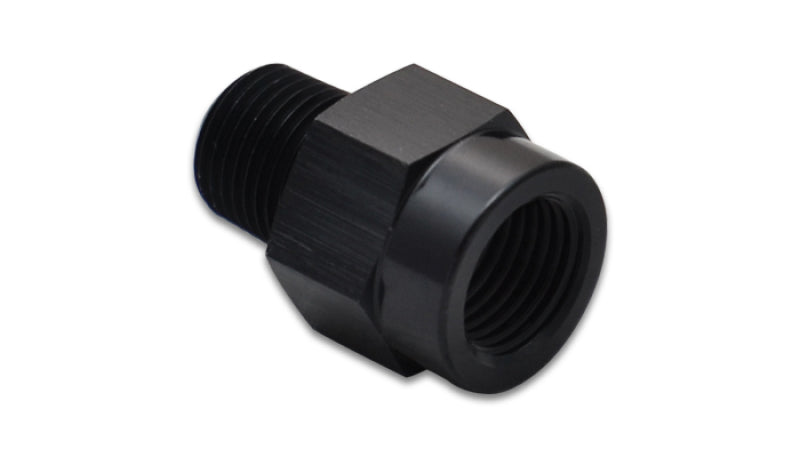 Vibrant 1/8in Male BSP to 1/8in Female NPT Adapter Fitting - Aluminum