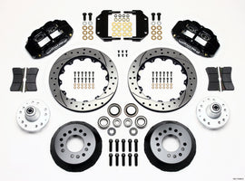 Wilwood Narrow Superlite 6R Front Hub Kit 12.88in Drilled Magnum Force Drop Spndle