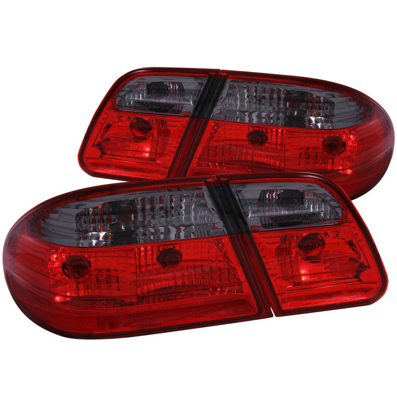 ANZO 1996-2002 Mercedes Benz E Class W210 Taillights Red/Smoke G2