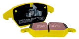 EBC 19-22 Mercedes-Benz GLC300 (Coupe C253) 4Matic 2.0T Yellowstuff Front Brake Pads