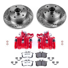 Load image into Gallery viewer, Power Stop 98-01 Audi A4 Rear Z26 Street Warrior Brake Kit w/Calipers