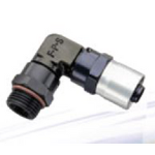 Load image into Gallery viewer, Fragola -6AN x 90 Degree Sport Crimp Hose End x 1/4 NPT