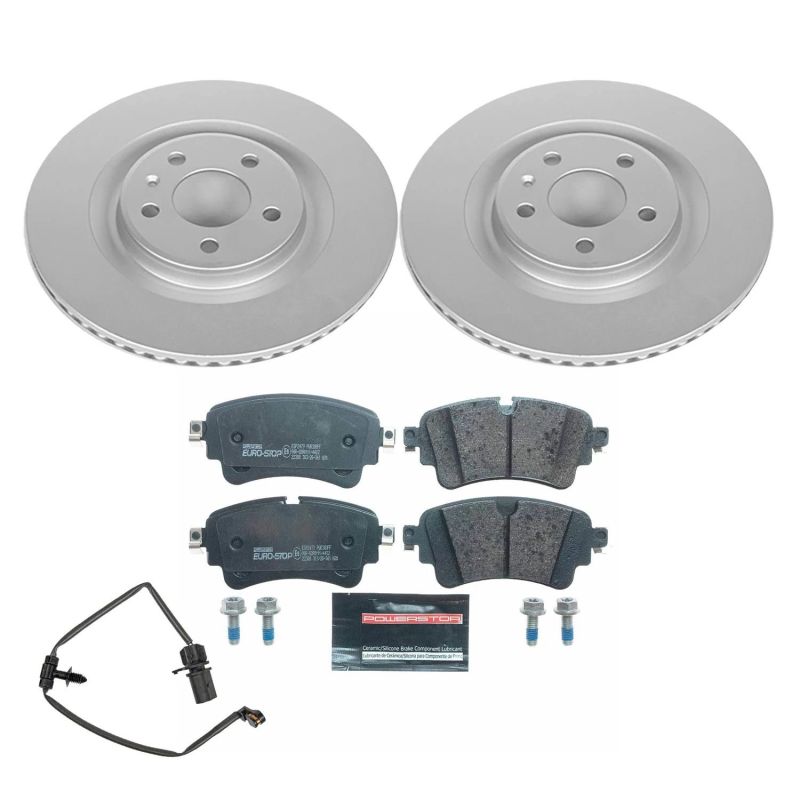 Power Stop 17-19 Audi A4 Rear Euro-Stop Brake Kit