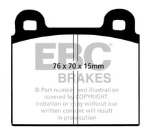 Load image into Gallery viewer, EBC 69-75 Ferrari 246 Dino 2.4 Bluestuff Front Brake Pads