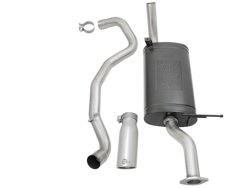 aFe MACHForce XP Exhaust Cat-Back SS-304 97-16 Nissan Patrol (Y61) I6-4.8L w/ Polished Tips