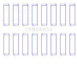 King 08-11 BMW N62/N63/S63 (Size +.25) Rod Bearing Set