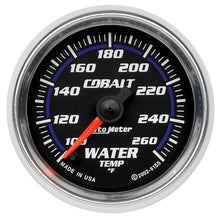Load image into Gallery viewer, Autometer Cobalt 52mm 100-260 Deg F Electronic Water Temp Gauge