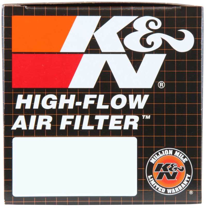 K&N Filter Universal Clamp-On Air Filter 2-5/8in Flange 4-1/2in OD 4in H