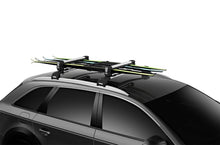 Load image into Gallery viewer, Thule SnowPack M Ski/Snowboard Rack (Up to 4 Pair Skis/2 Snowboards) - Black/Silver